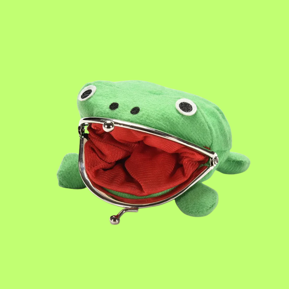 Froggie Plush Coin Purse