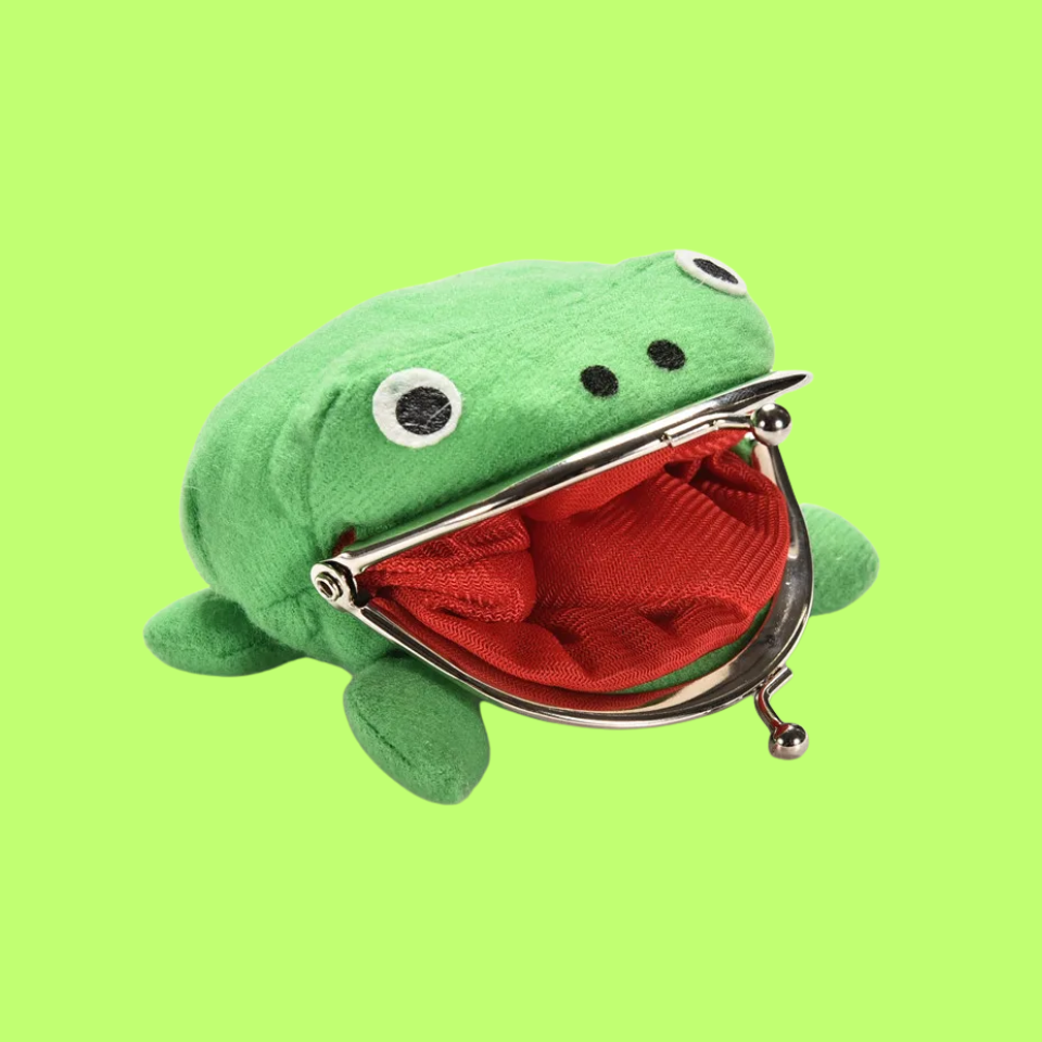 Froggie Plush Coin Purse