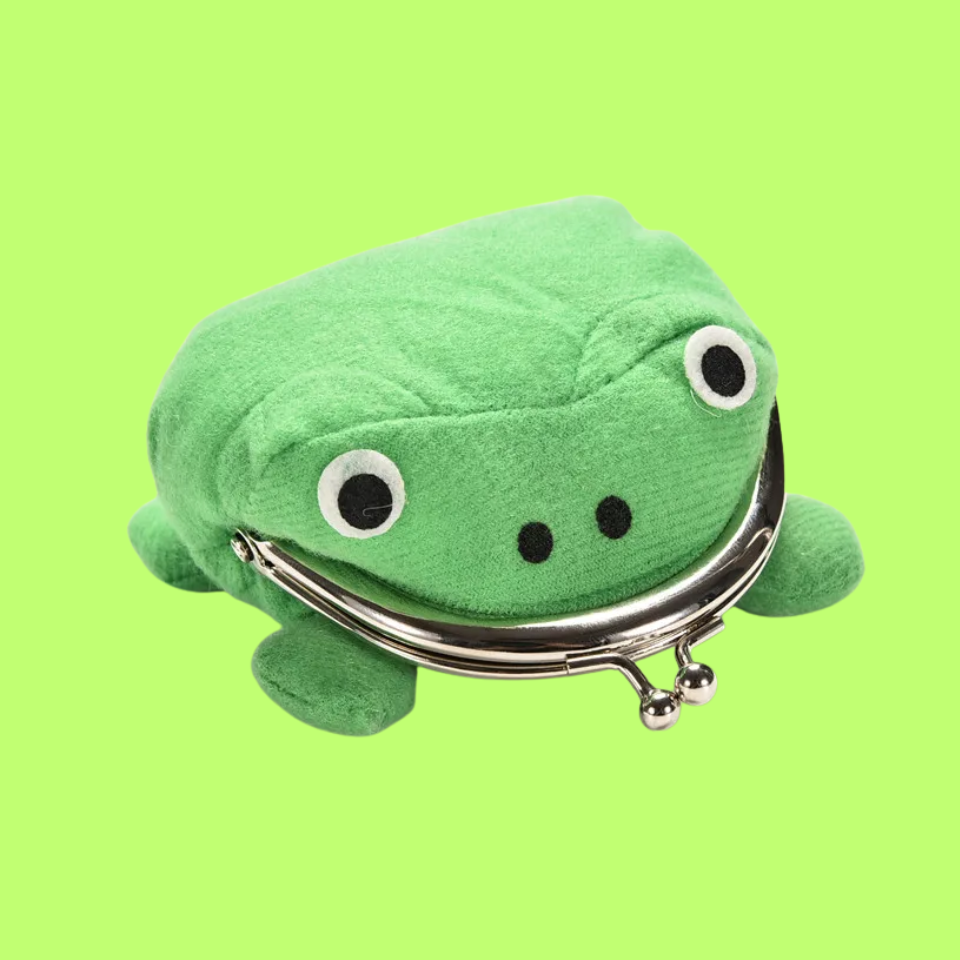 Froggie Plush Coin Purse