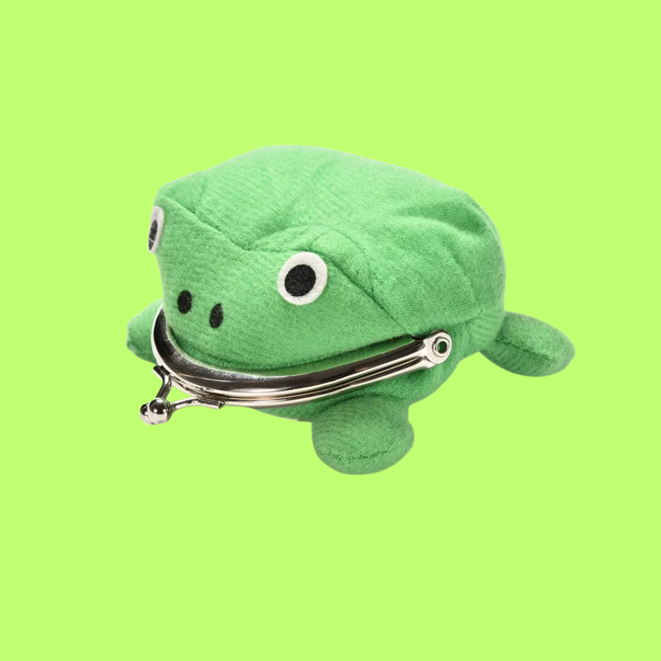 Froggie Plush Coin Purse