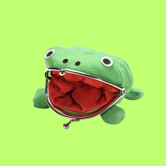 Froggie Plush Coin Purse
